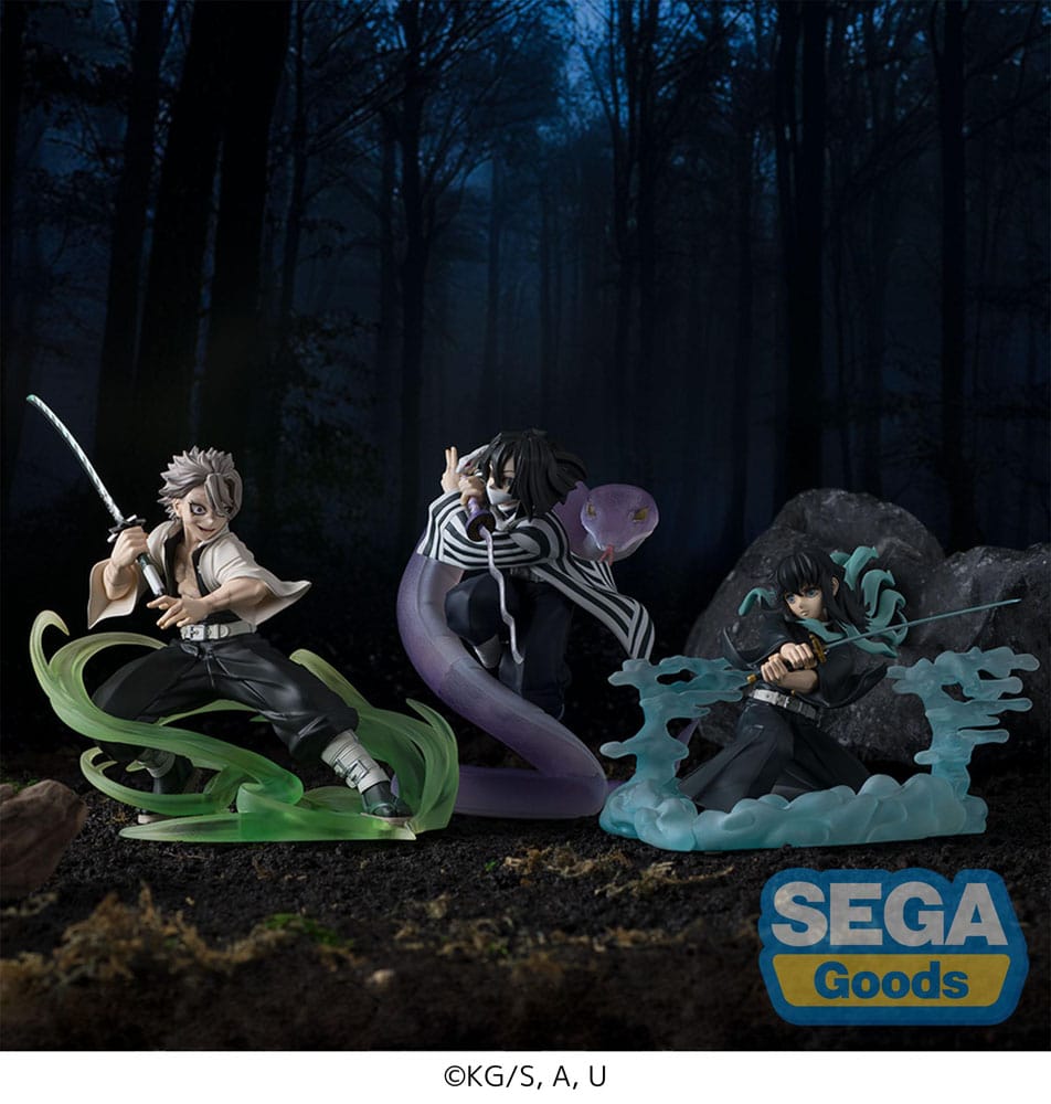 Demon Slayer: Kimetsu no Yaiba statuette PVC Xross Link Anime Sanemi Shinazugawa Hashira Training Arc 12 cm