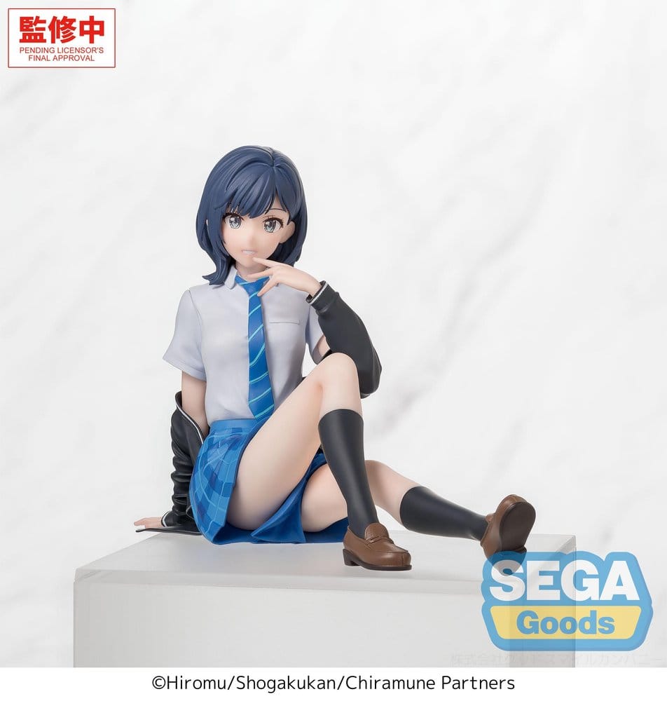 Chitose Is in the Ramune Bottle statuette PVC PM Perching Yuzuki Nanase 8 cm