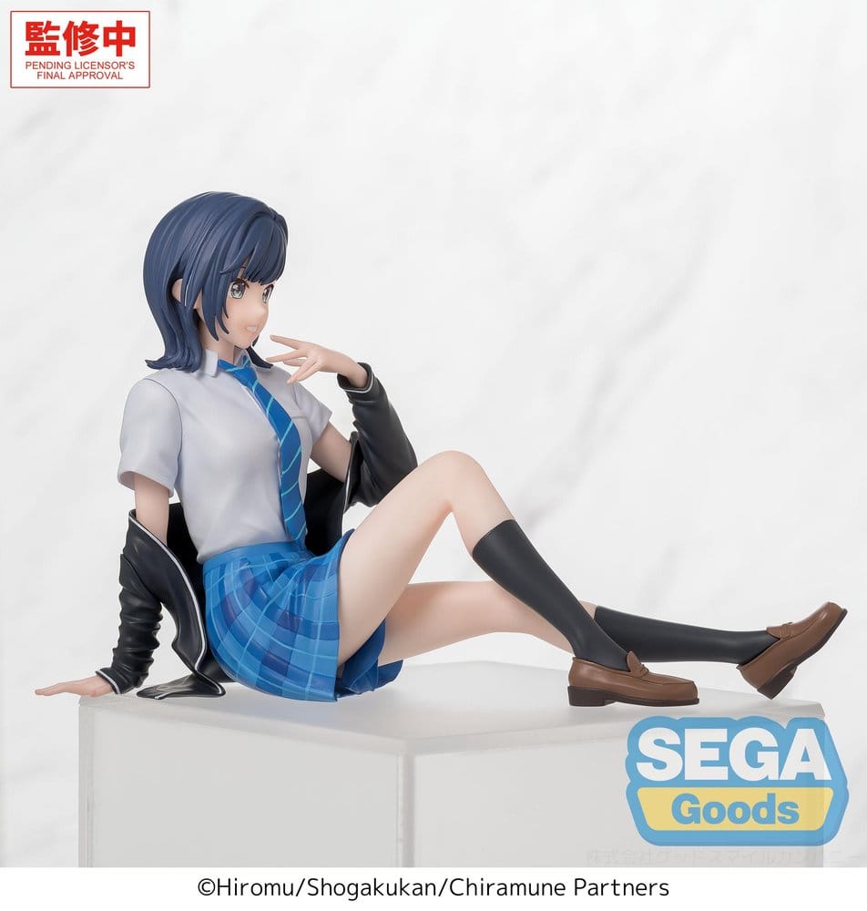 Chitose Is in the Ramune Bottle statuette PVC PM Perching Yuzuki Nanase 8 cm