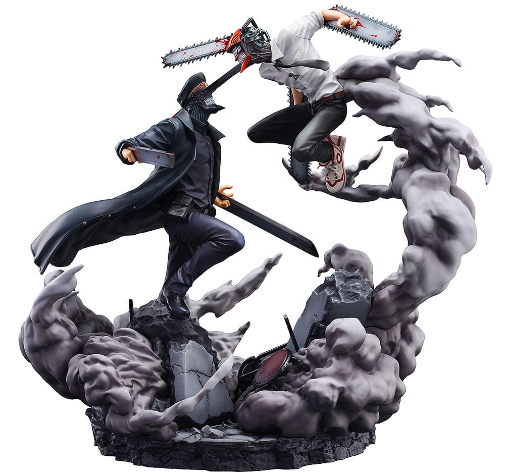 Chainsaw Man statuette Super Situation Figure Chainsaw Man vs. Samurai Sword 26 cm