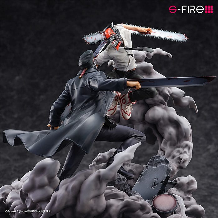 Chainsaw Man statuette Super Situation Figure Chainsaw Man vs. Samurai Sword 26 cm