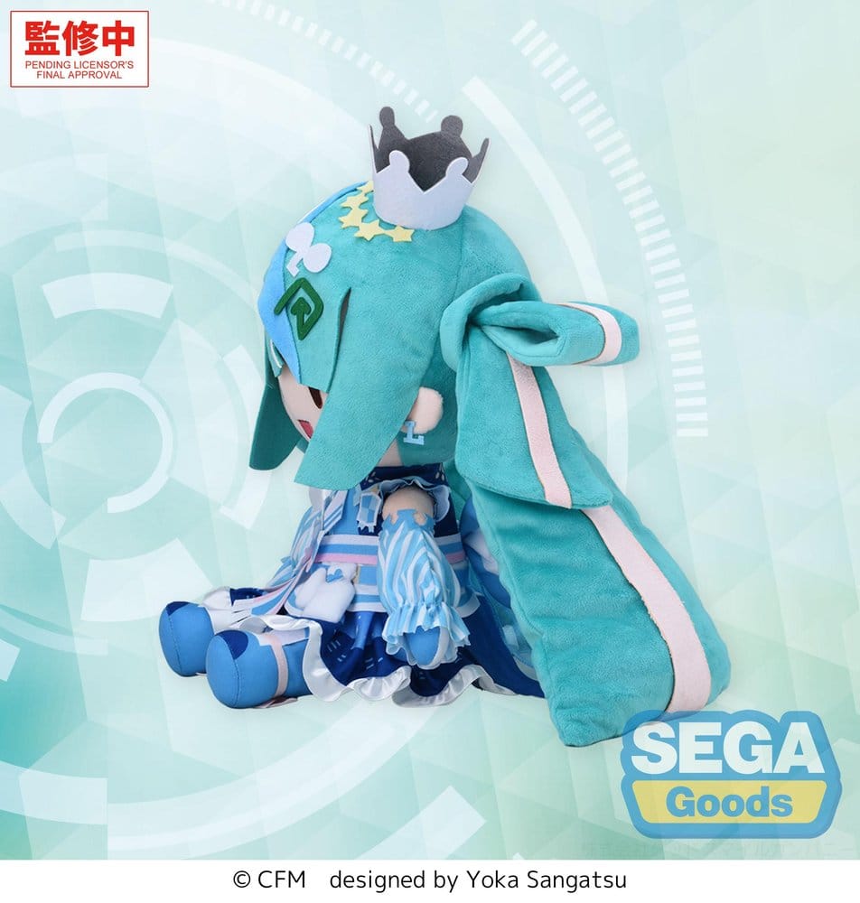 Character Vocal Series 01: Hatsune Miku peluche Fuwa Petit Hatsune Miku LAWSON 50th Anniversary Special LIVE L 30  cm