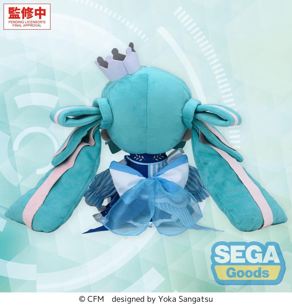 Character Vocal Series 01: Hatsune Miku peluche Fuwa Petit Hatsune Miku LAWSON 50th Anniversary Special LIVE L 30  cm