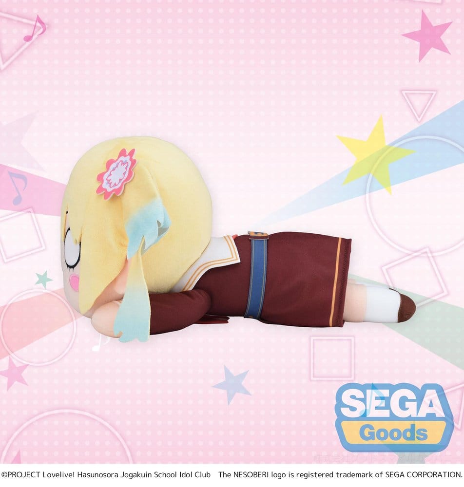Love Live! peluche Nesoberi (Lay-Down) Osawa Rurino - Winter Uniform (M) 16 cm