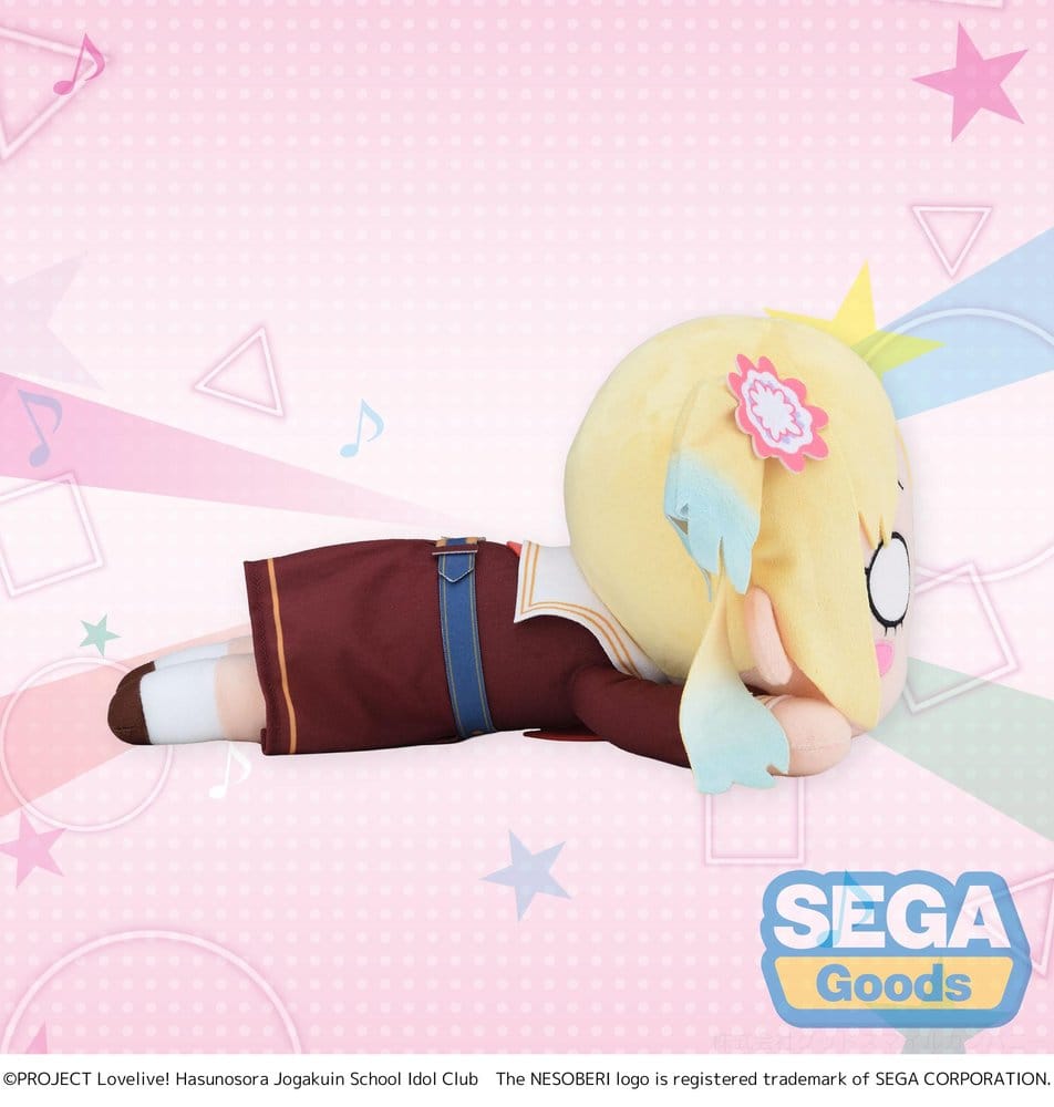 Love Live! peluche Nesoberi (Lay-Down) Osawa Rurino - Winter Uniform (M) 16 cm