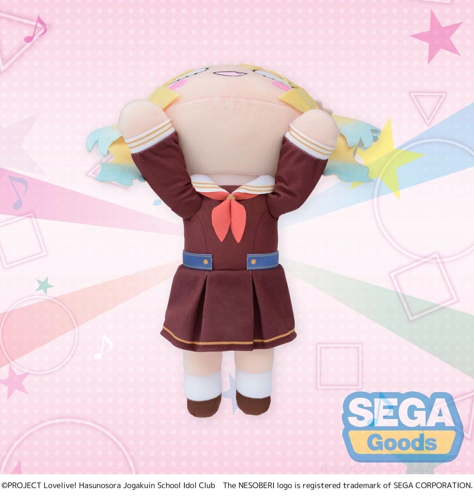 Love Live! peluche Nesoberi (Lay-Down) Osawa Rurino - Winter Uniform (M) 16 cm