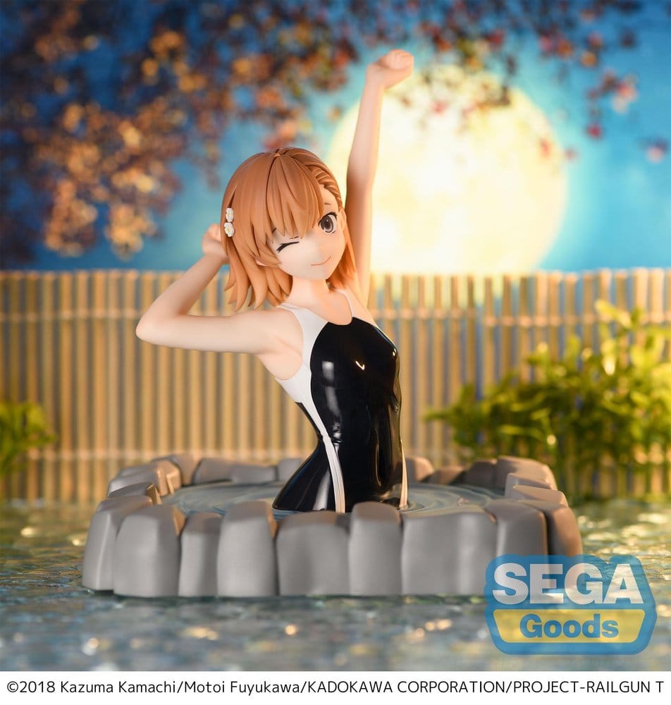 A Certain Scientific Railgun T statuette PVC Thermae Utopia Mikoto Misaka 14 cm