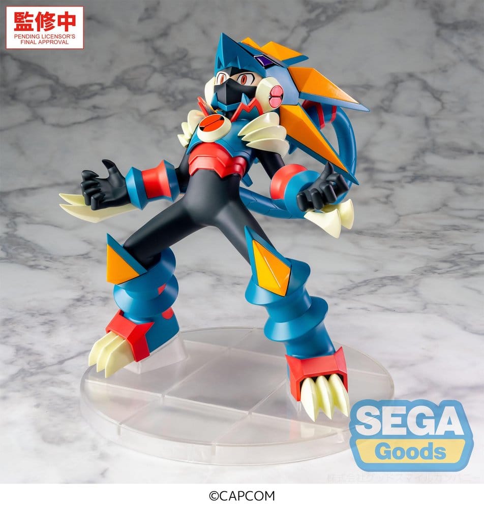Mega Man Battle Network figurine PVC Luminasta Mega Man Gregar Beast 17 cm