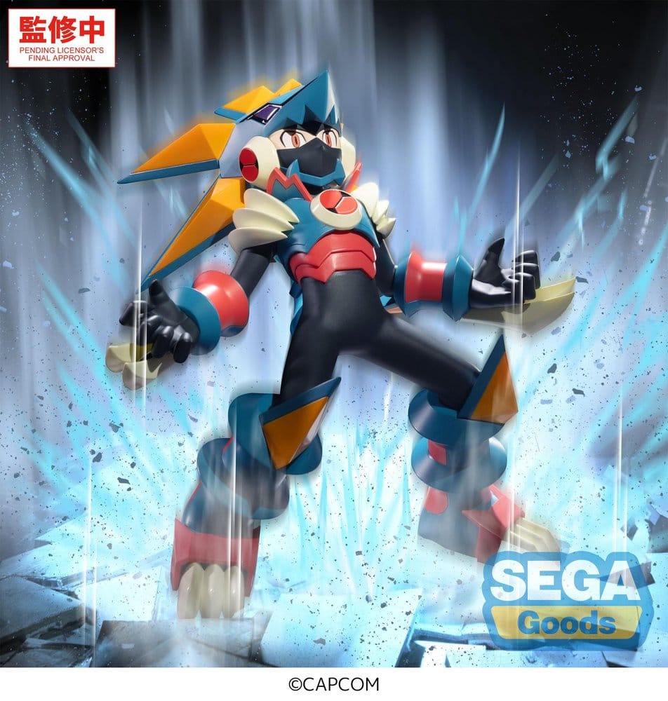 Mega Man Battle Network figurine PVC Luminasta Mega Man Gregar Beast 17 cm
