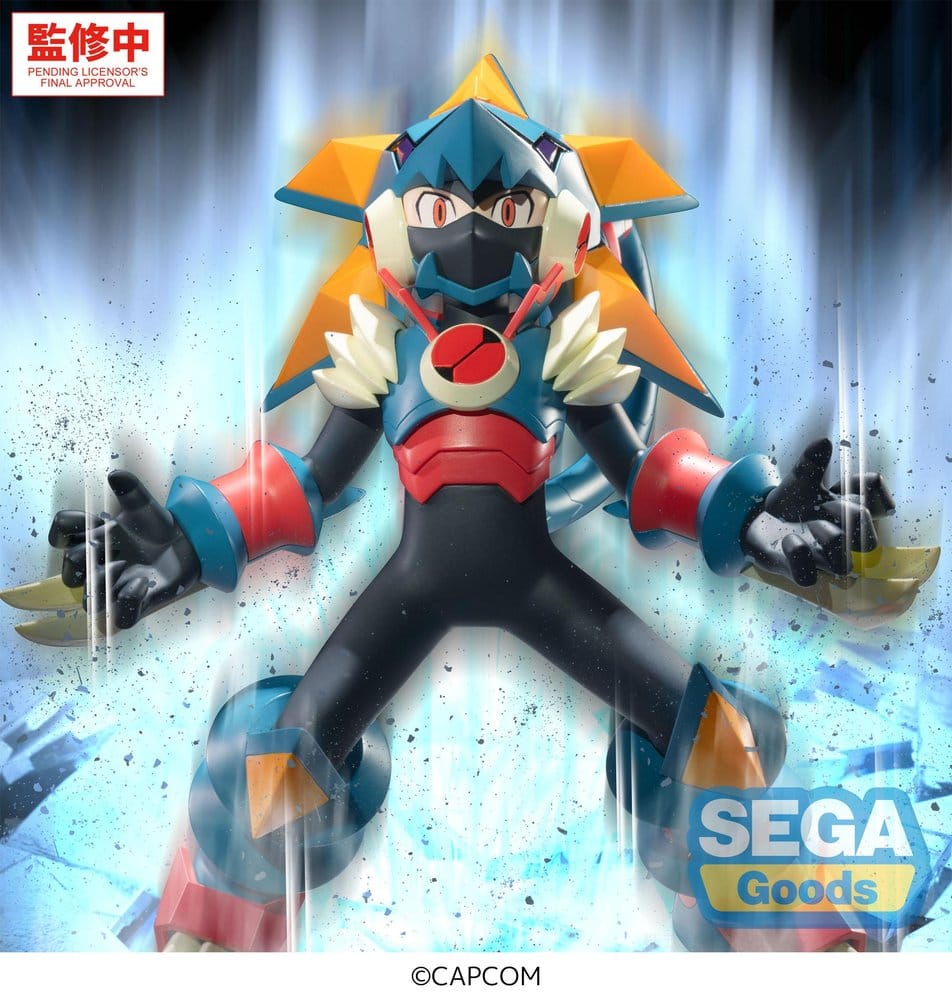 Mega Man Battle Network figurine PVC Luminasta Mega Man Gregar Beast 17 cm
