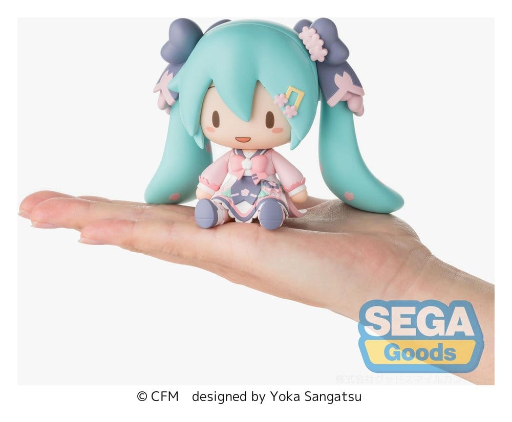 Hatsune Miku figurine fuwa petit Chibi "New Semester" 8 cm