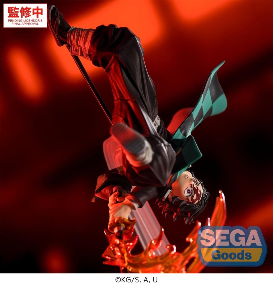 Demon Slayer: Kimetsu no Yaiba Luminasta figurine PVC Tanjiro Kamado Hinokami Kagura Setting Sun Transformation 15 cm
