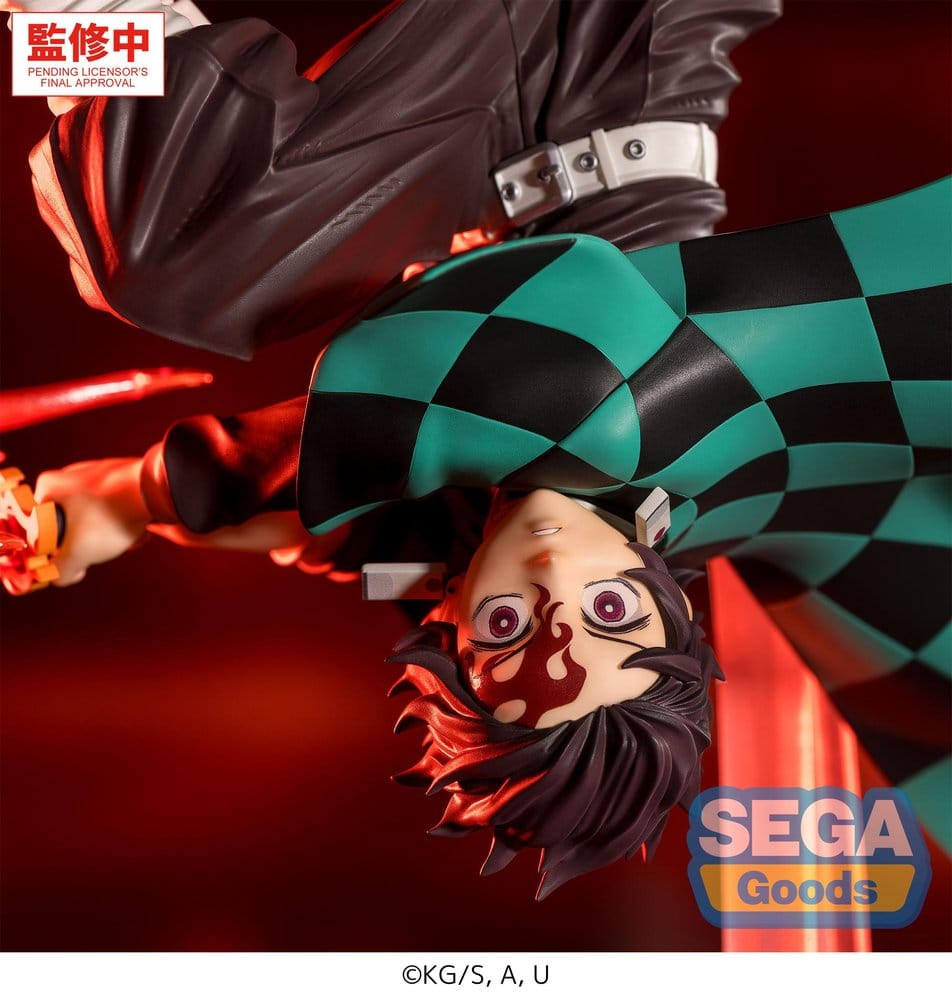 Demon Slayer: Kimetsu no Yaiba Luminasta figurine PVC Tanjiro Kamado Hinokami Kagura Setting Sun Transformation 15 cm
