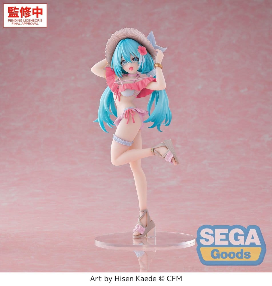 Character Vocal Series 01: Hatsune Miku Luminasta figurine PVC Conceptual Series Vol.1 Tropical Ver. 21 cm