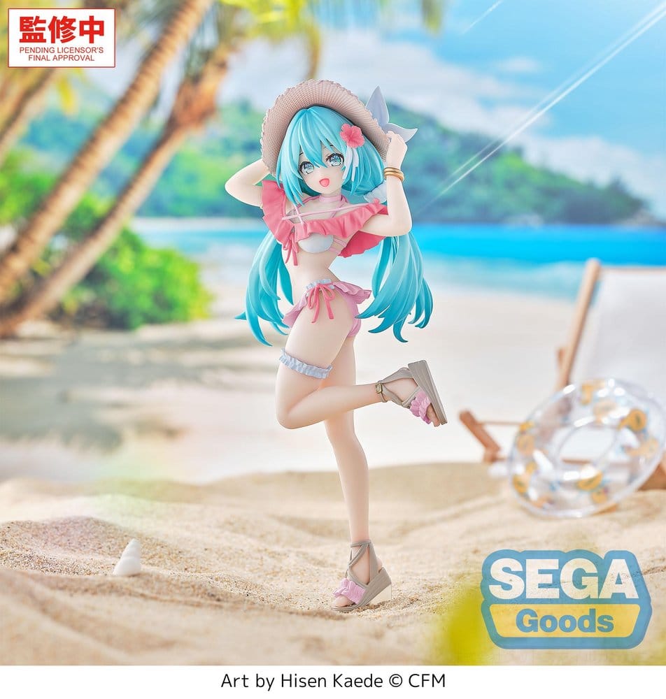 Character Vocal Series 01: Hatsune Miku Luminasta figurine PVC Conceptual Series Vol.1 Tropical Ver. 21 cm