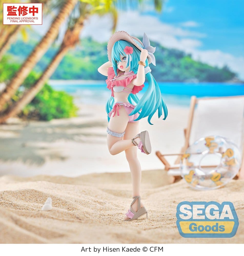 Character Vocal Series 01: Hatsune Miku Luminasta figurine PVC Conceptual Series Vol.1 Tropical Ver. 21 cm