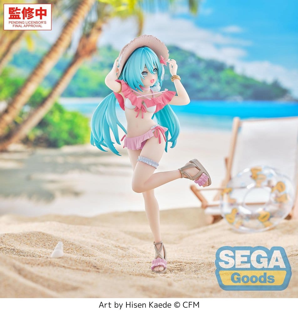 Character Vocal Series 01: Hatsune Miku Luminasta figurine PVC Conceptual Series Vol.1 Tropical Ver. 21 cm