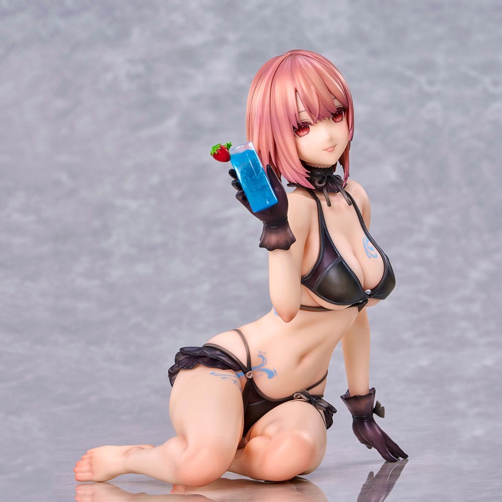 Original Character statuette PVC necömi Illustration One more drink for the vacation 13 cm