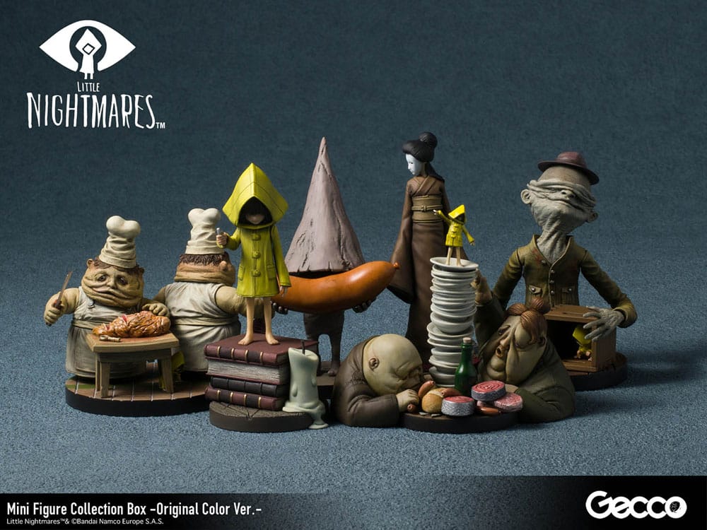 Little Nightmares pack 6 figurines mini PVC Original Color Ver.