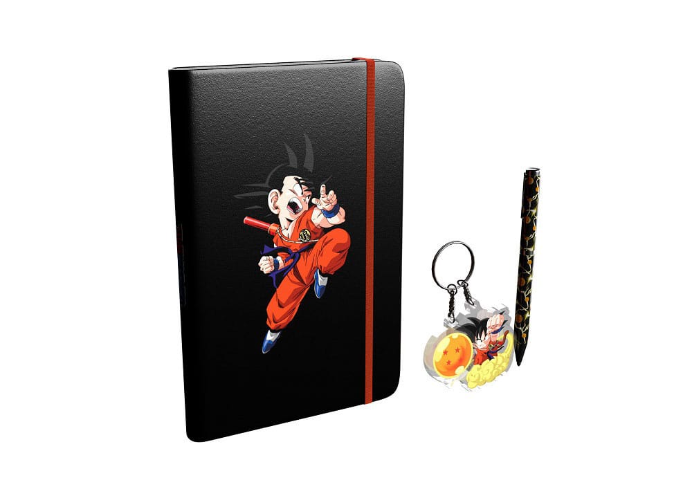 Dragon Ball - Coffret cadeau ; cahier, stylo et porte-clés