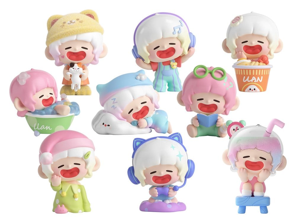 Original Character pack de 8 boîte-mystère figurines Lazy Home Diary 9 cm