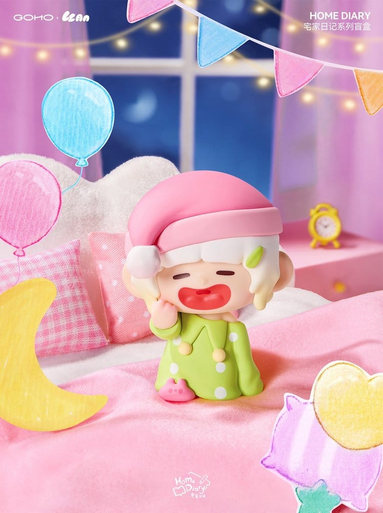 Original Character pack de 8 boîte-mystère figurines Lazy Home Diary 9 cm