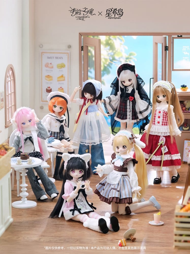 SyncyLand blind box pack 6 figurines OOTD Series 23 cm