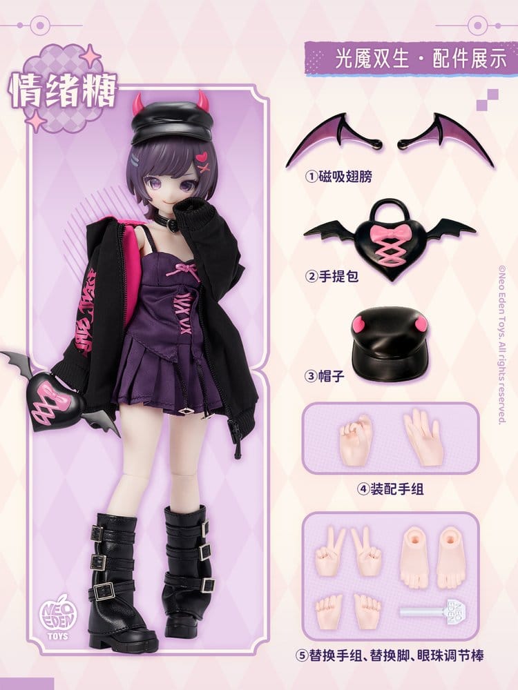 Original Character assortiment Figure Angel & Demon blind box assortiment MJD Poupée Blind Box 22 cm Assortment (6)