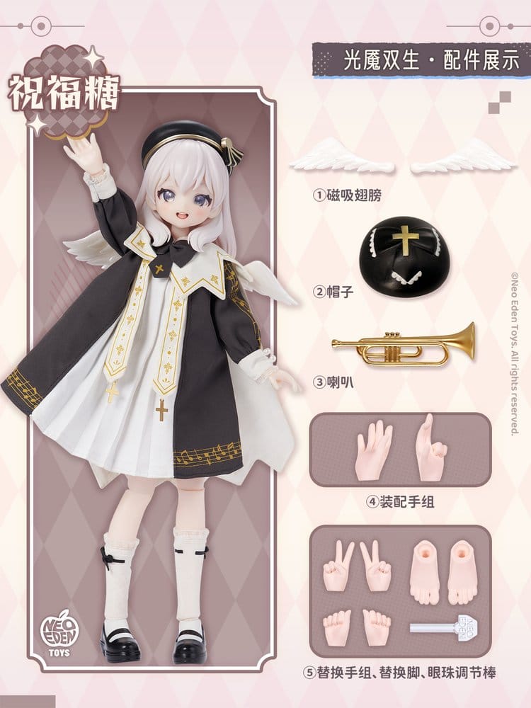 Original Character assortiment Figure Angel & Demon blind box assortiment MJD Poupée Blind Box 22 cm Assortment (6)