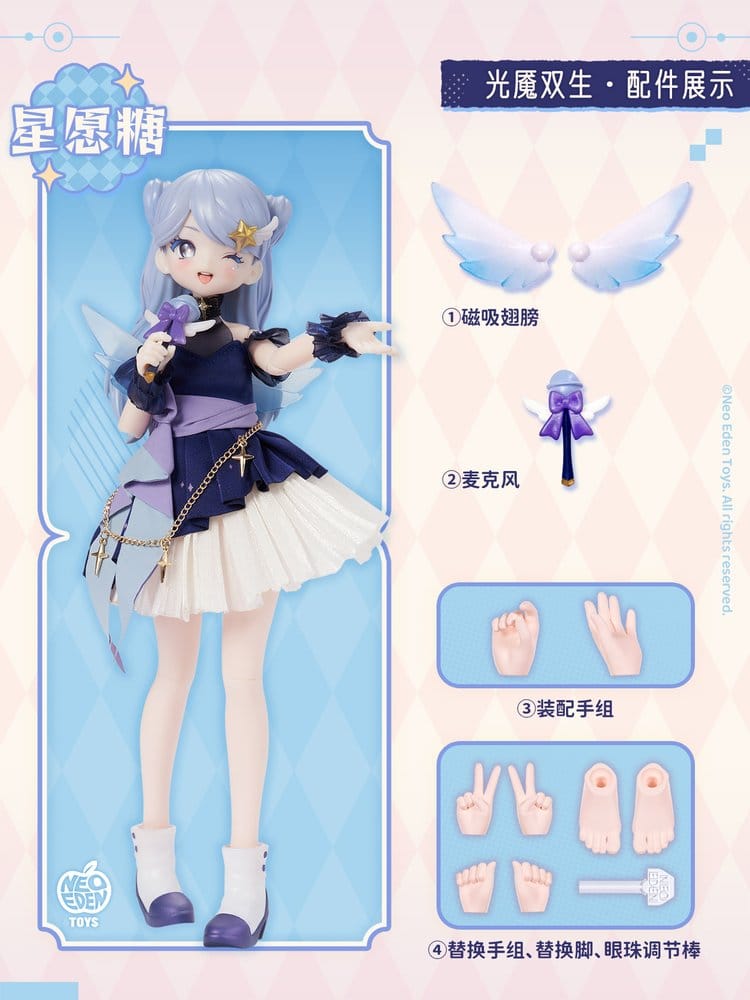 Original Character assortiment Figure Angel & Demon blind box assortiment MJD Poupée Blind Box 22 cm Assortment (6)