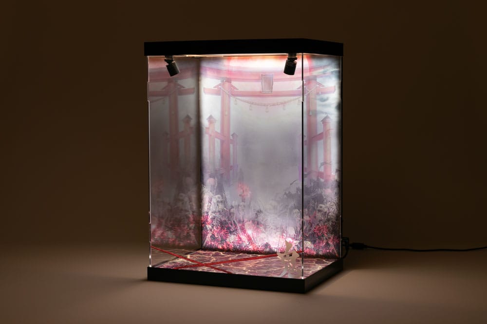 SHINSAI présentoir vitrine acrylique avec éclairage Inbina Rasethuhime Saki M Edition 39 cm
