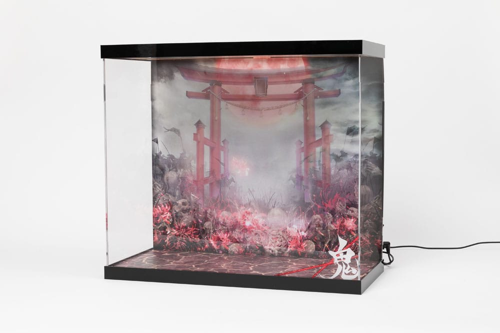 SHINSAI présentoir vitrine acrylique avec éclairage Inbina Rasethuhime Saki 39 cm