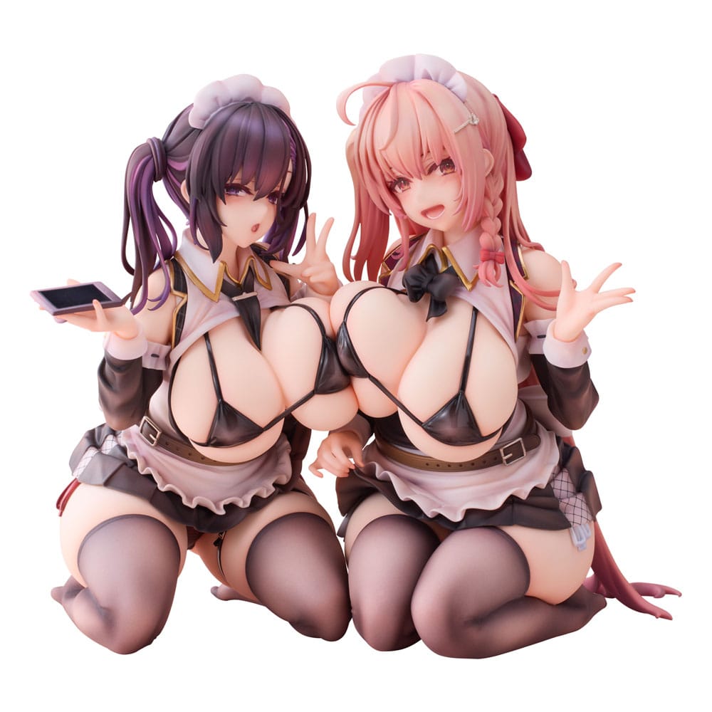 Original Character pack 2 statuettes PVC 1/5 Koho Miya & Otsuhane Fuwari illustration by Ninoude 18 cm