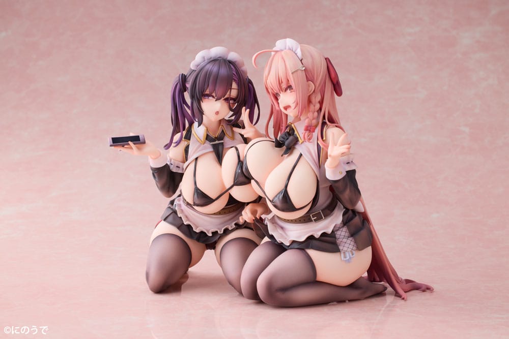 Original Character pack 2 statuettes PVC 1/5 Koho Miya & Otsuhane Fuwari illustration by Ninoude 18 cm
