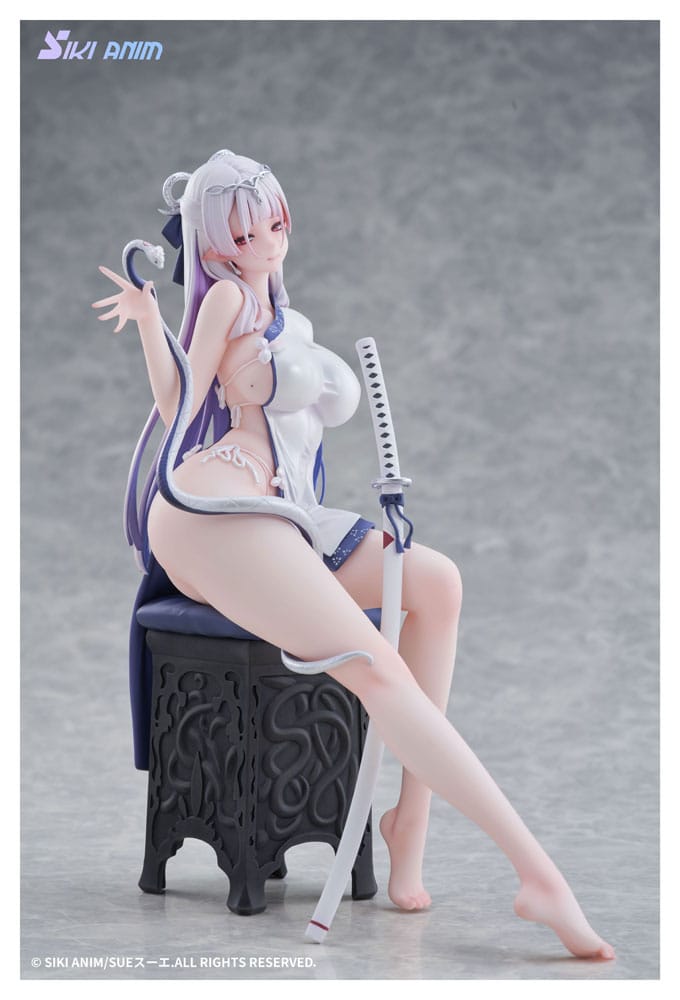 Original Character statuette PVC 1/7 The Color of the Blue - White Snake Normal Edition 20 cm