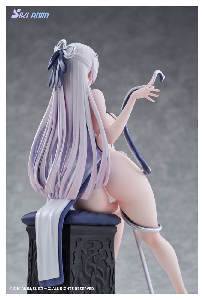 Original Character statuette PVC 1/7 The Color of the Blue - White Snake Deluxe Edition 20 cm
