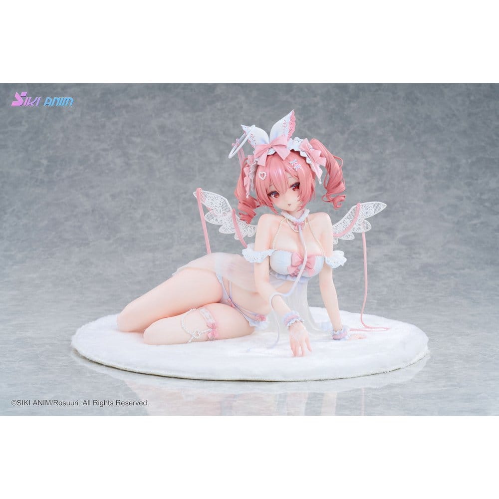 Original Character figurine PVC 1/4 White Rabbit Rosu Angel Ver. Illustrated by Rosuuri 23 cm