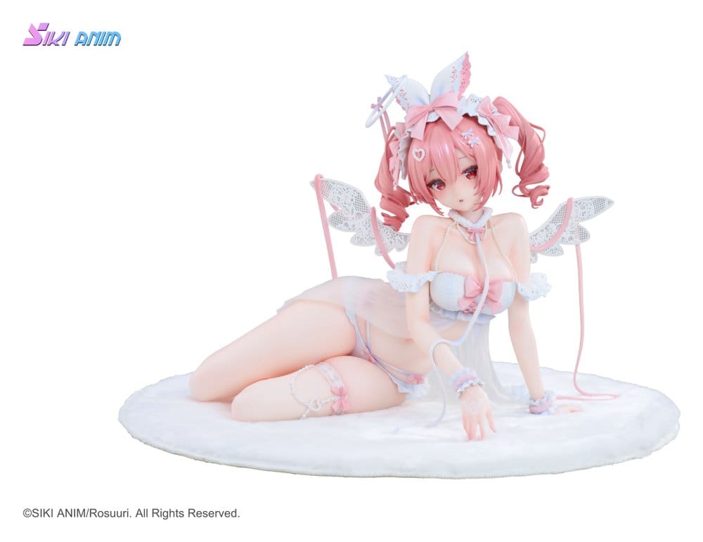 Original Character figurine PVC 1/4 White Rabbit Rosu Angel Ver. Illustrated by Rosuuri Bonus Edition 23 cm