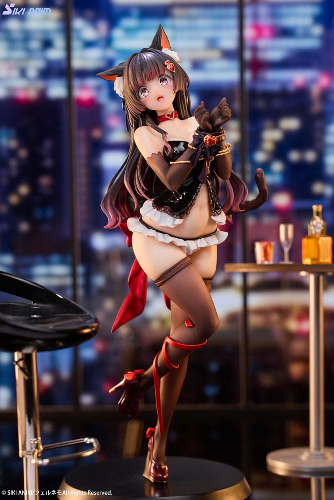 Original Character statuette PVC 1/7 Shibarare Cat Ruhuna-chan 26 cm