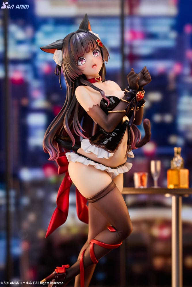 Original Character statuette PVC 1/7 Shibarare Cat Ruhuna-chan 26 cm
