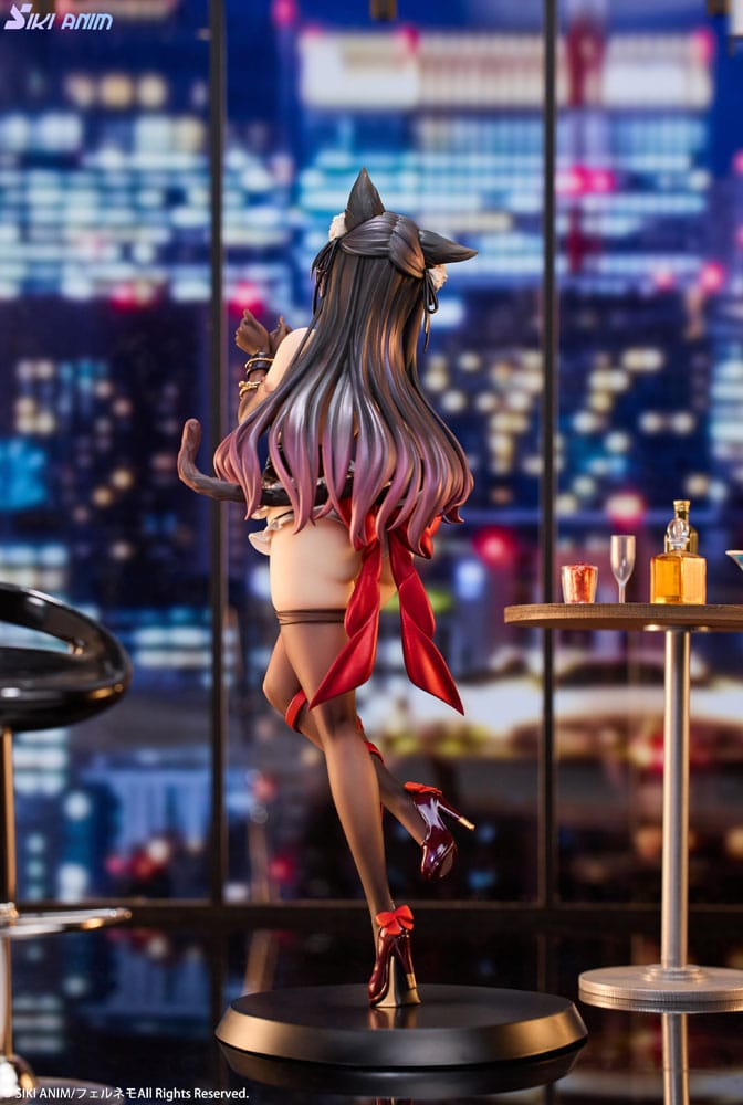 Original Character statuette PVC 1/7 Shibarare Cat Ruhuna-chan Deluxe Edition 26 cm