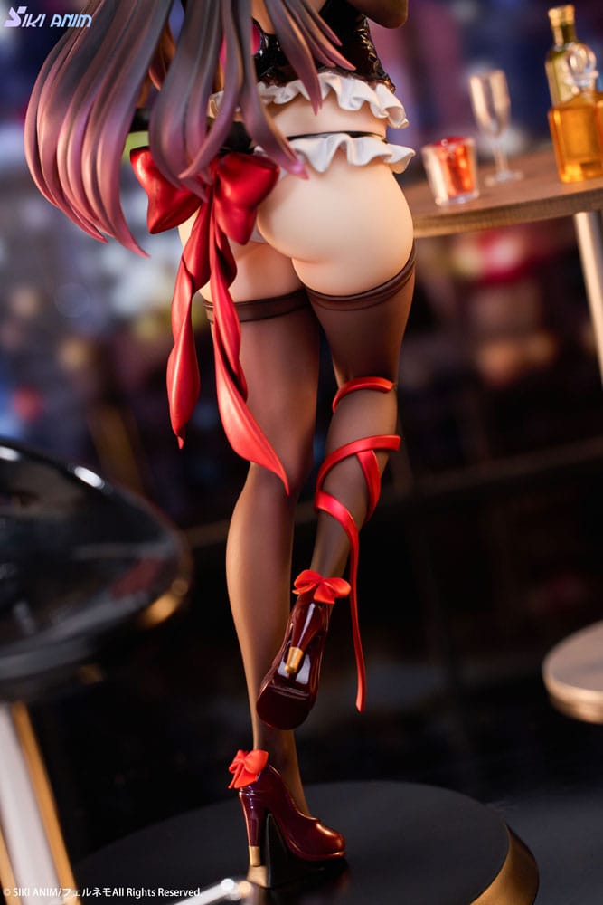Original Character statuette PVC 1/7 Shibarare Cat Ruhuna-chan Deluxe Edition 26 cm