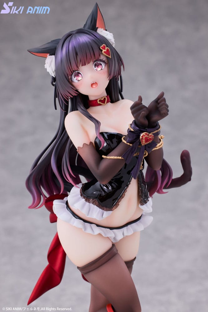 Original Character statuette PVC 1/7 Shibarare Cat Ruhuna-chan Deluxe Edition 26 cm