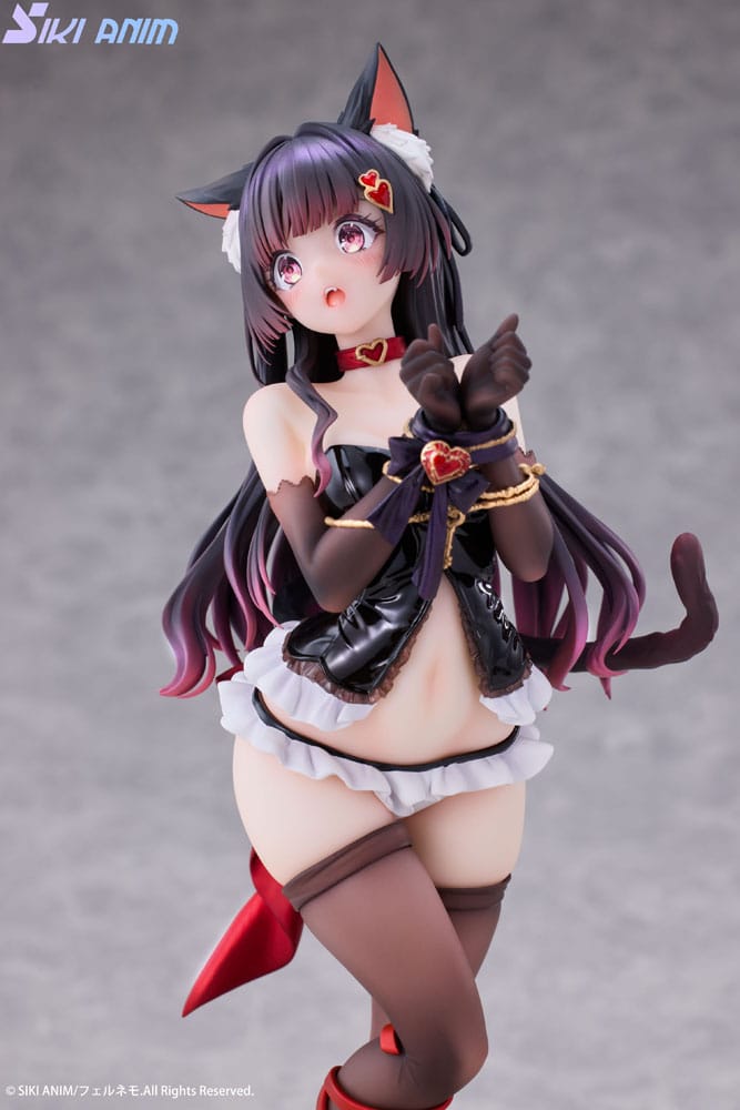 Original Character statuette PVC 1/7 Shibarare Cat Ruhuna-chan Deluxe Edition 26 cm