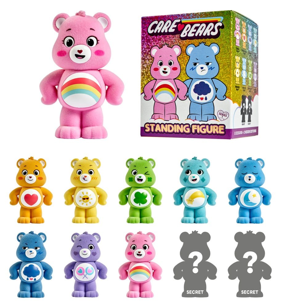 Bisounours assortiment boîte-mystère figurines Flocked Unlock the Magic 8 cm (8)