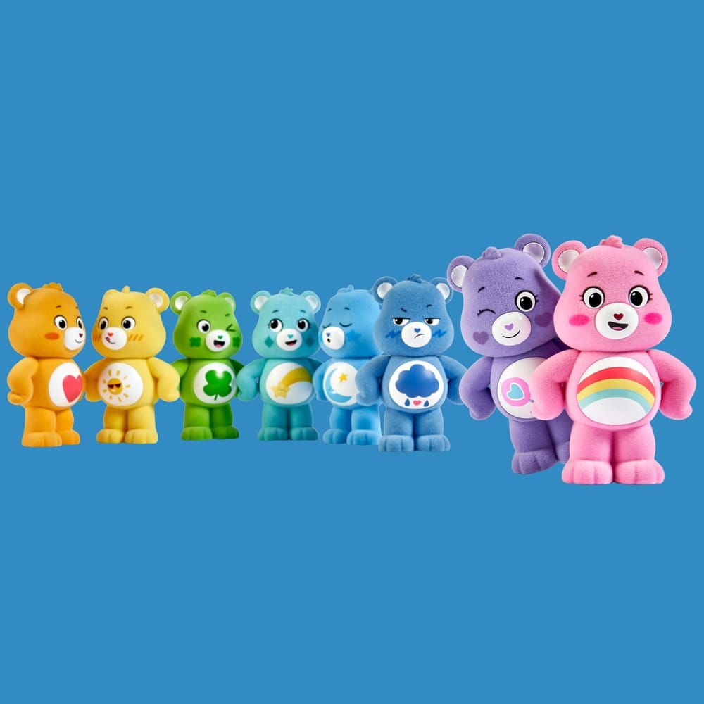 Bisounours assortiment boîte-mystère figurines Flocked Unlock the Magic 8 cm (8)