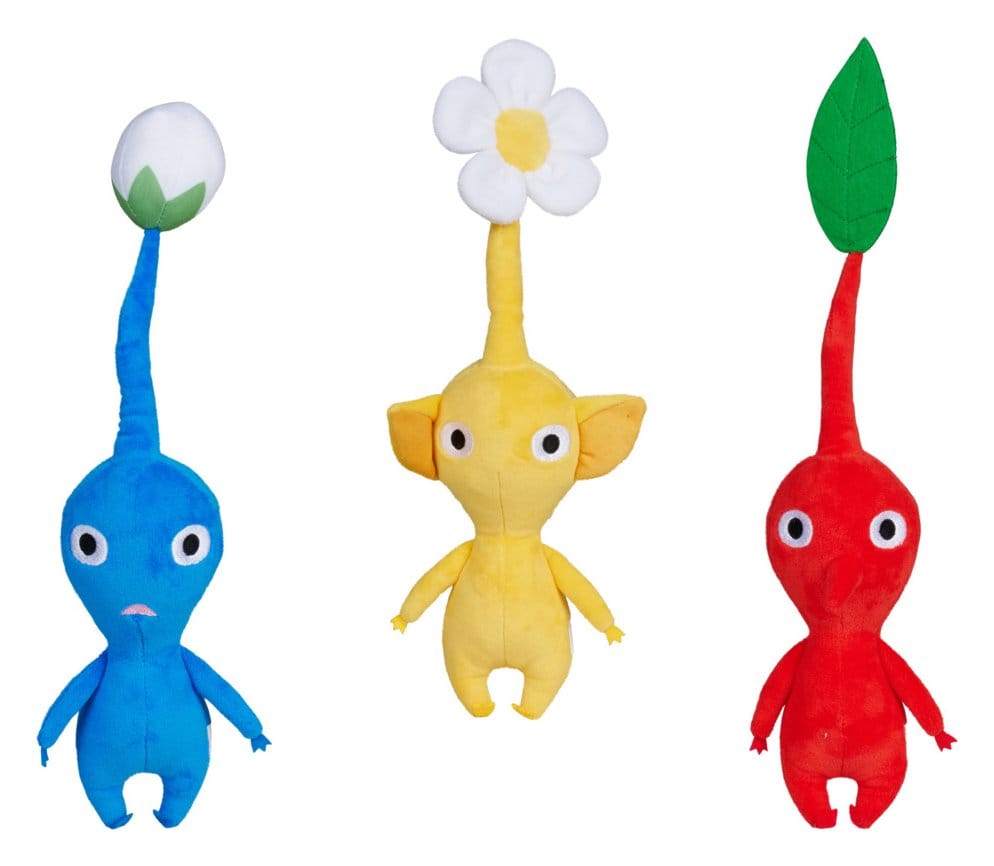 Nintendo Pikmin peluches assortiment (3) 20 cm
