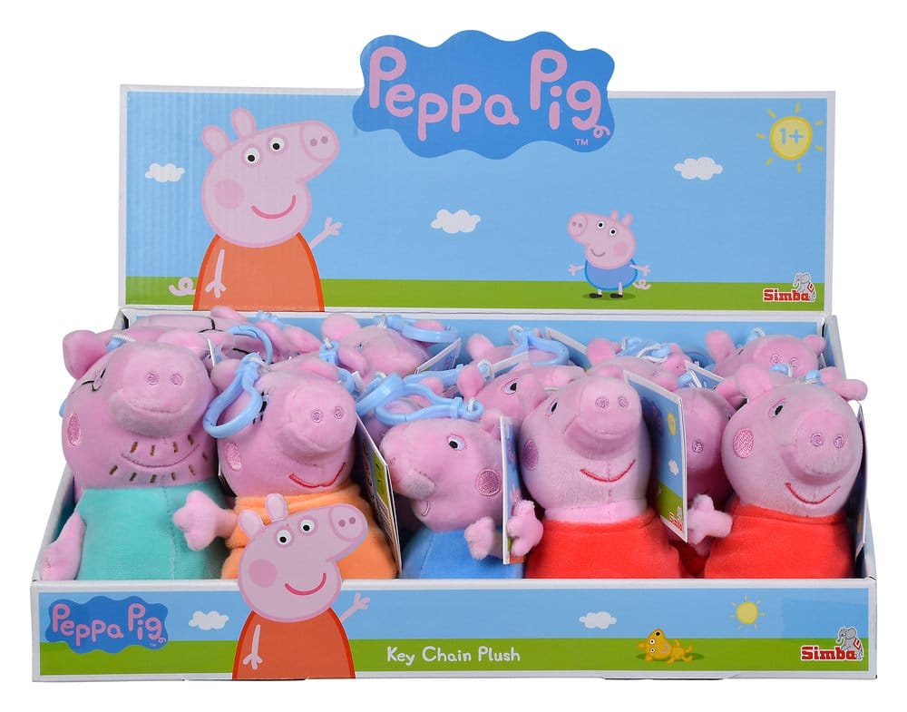 Peppa Pig présentoir porte-clés en peluche (18)