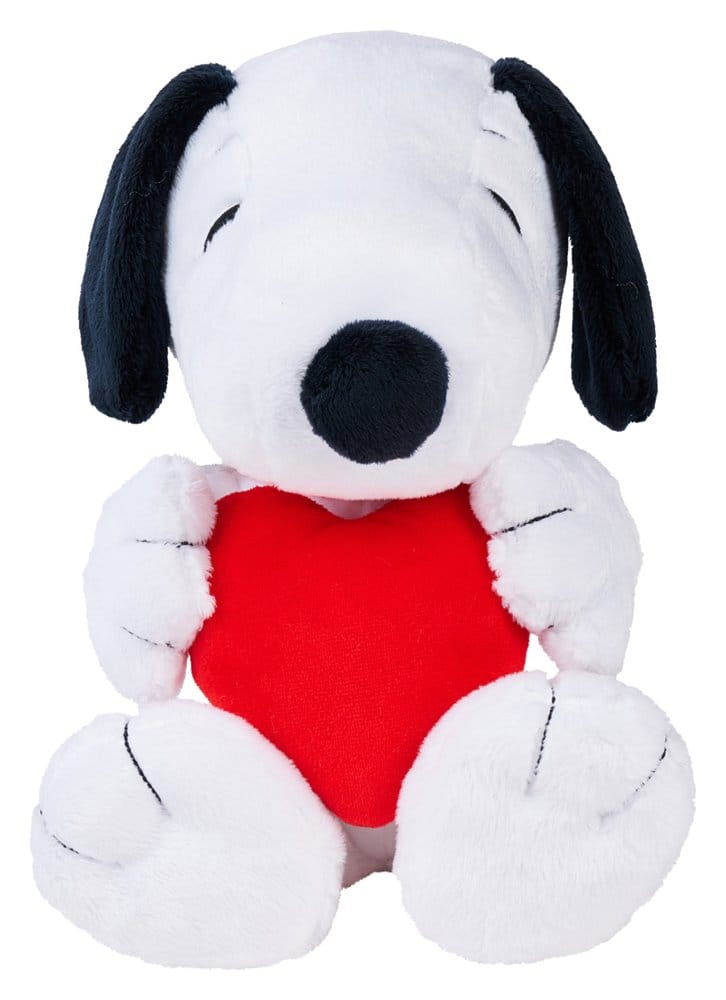 Peanuts peluche Snoopy Sitting with Heart 25 cm