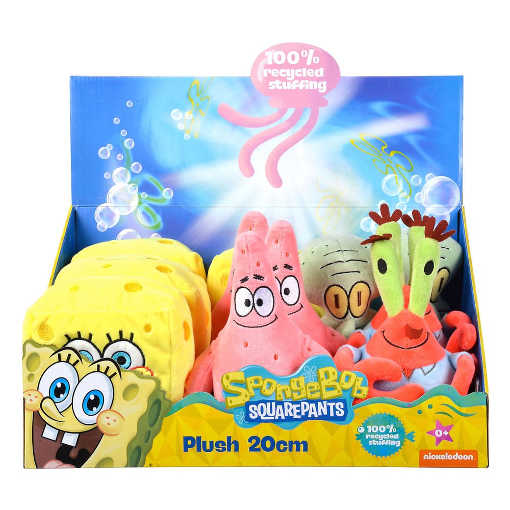 Bob l´éponge assortiment peluches 20 cm (12)